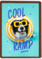 Op kamp hond bril