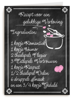 recept voor een gelukkige verloving