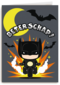 Beterschap kaart Batman op motor
