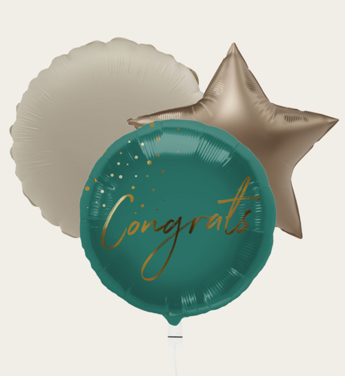 Ballonnentros Congrats Groen