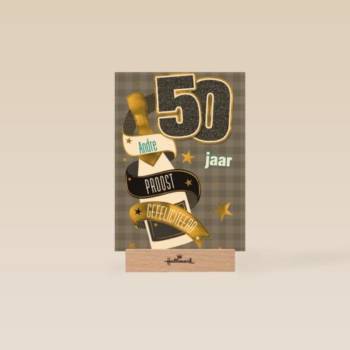 verjaardag leeftijden fles 50 jaar