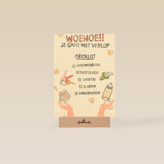 zwangerschap woehoe je gaat met verlof