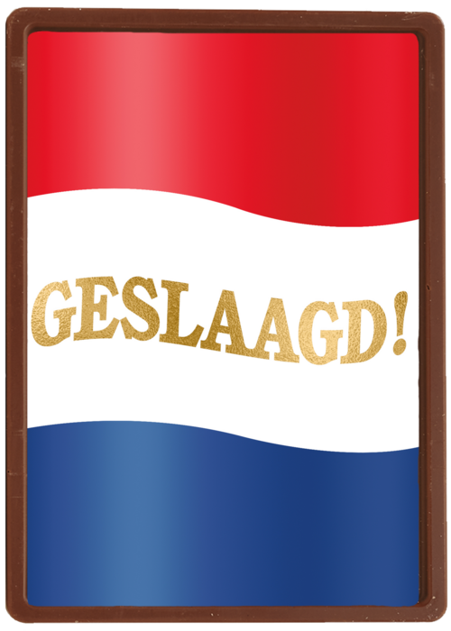 geslaagd kaart nederlandse vlag