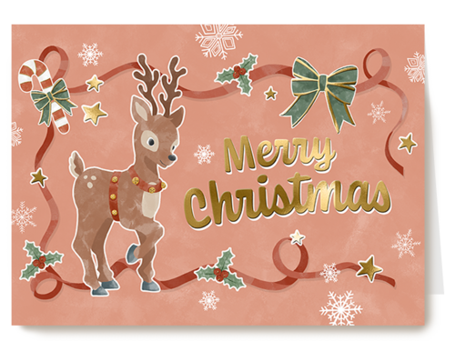 Kerstkaart Hallmark | Making Memories Merry Christmas Rendier