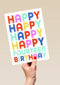 happy fourteenth birthday with these colours