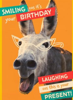 Smiling cos its your birthday