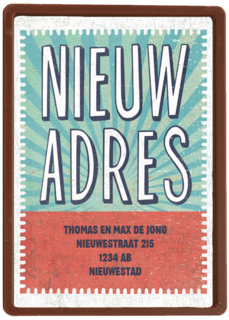 verhuizingbericht nieuw adres