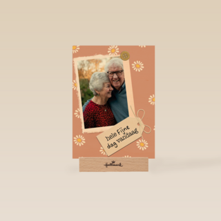 Grootouderdag fotokaart hele fijne dag vandaag
