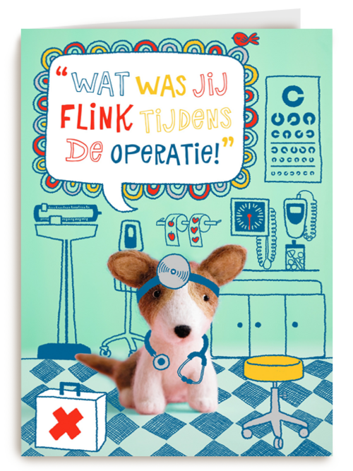 hond tijdens operatie