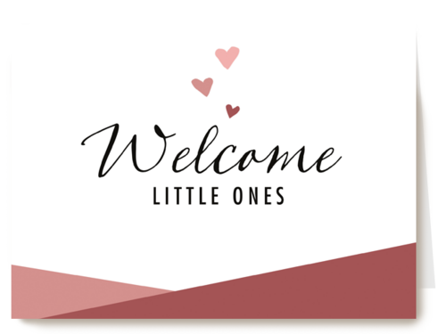 geboorte meerling welcome little ones rood