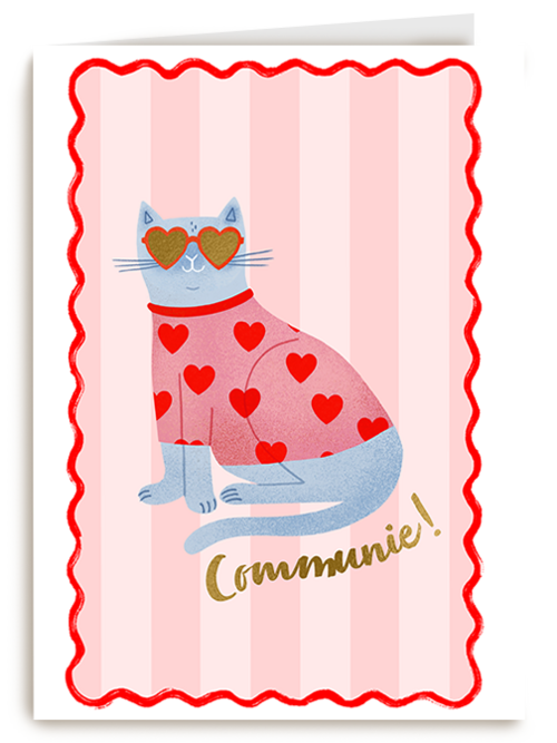 Kaart Hallmark | Communie | Communie Coole Lieve Kat