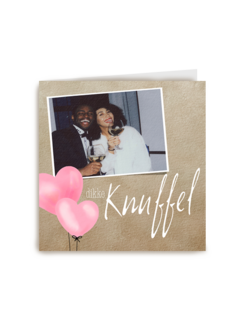 vriendschap kaart foto dikke knuffel