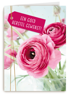 Beterschapskaart operatie Een goed herstel gewenst