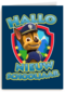 Paw Patrol kaart hallo nieuw schooljaar met Chase