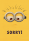 Sorry kaart Minions met Bob
