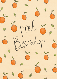 Veel Beterschap Sinaasappels Matia Studio