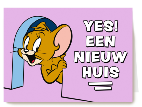 Kaart Hallmark | Felicitatie Nieuwe Woning | Nieuw Huis Tom En Jerry