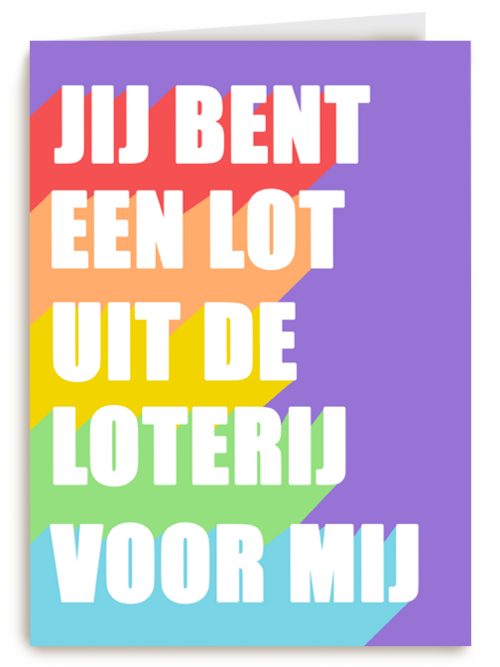 Kaart Hallmark | Liefde Valentijn | Liefde Kaart Lot Uit De Loterij
