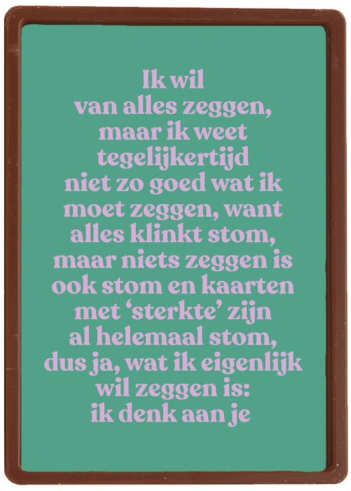 Kaart Hallmark | Liefdesverdriet | Wat Ik Eigenlijk Wil Zeggen Ik Denk Aan Je