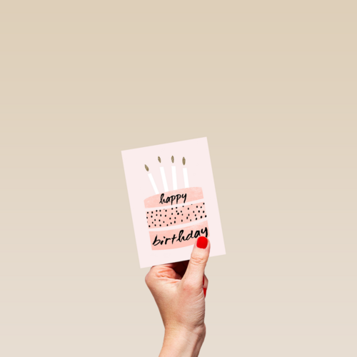 taart met happy birthday