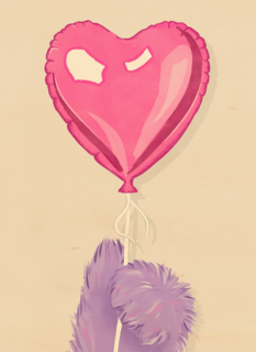 Hart Ballon Fluffy Hands