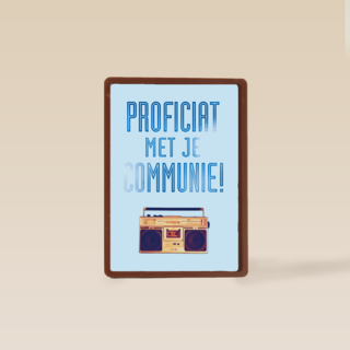 Proficiat met je communie Boombox