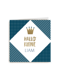 monmon kaart geboorte hallo kleine jongen