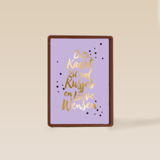 liefdeskaart deze kaart zit vol kusjes