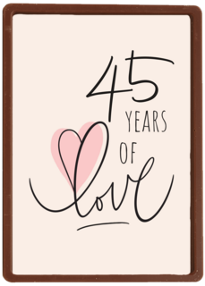45 years of love