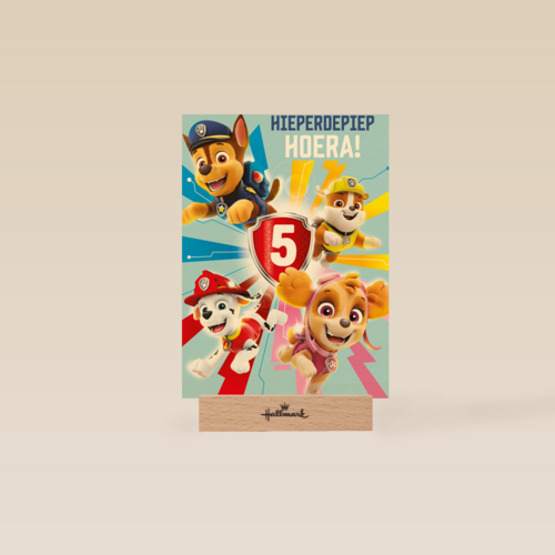 Paw Patrol hieperdepiep hoera