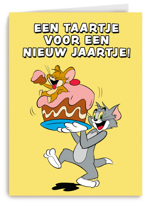 Taartje voor nieuw jaartje Tom en Jerry