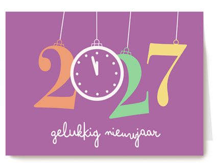 Nieuwjaar 2026 Gelukkig nieuwjaar