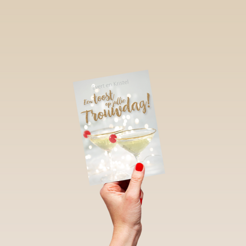 huwelijksjubileum een toost op jullie trouwdag