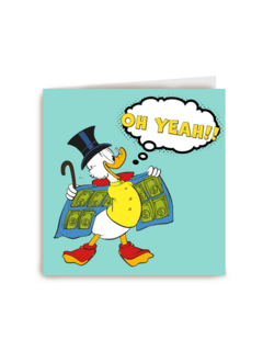 Nieuwe baan kaart Dagobert Duck