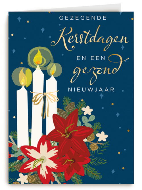 Gezegende kerstdagen en gezond nieuwjaar