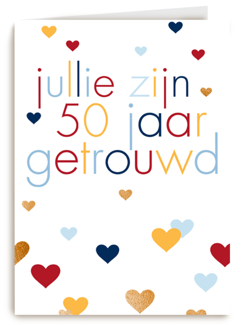Jullie zijn 50 jaar getrouwd