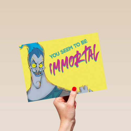 Disney Verjaardagskaart Hades Hercules