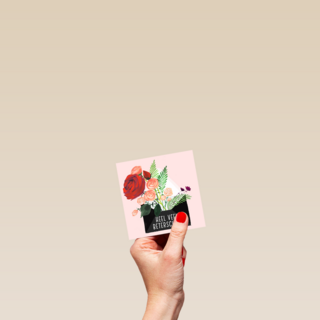 Beterschapskaart vrouw Bloemen Heel veel beterschap