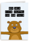 op kamp kaart een hele dikke knuffel van ons thuis