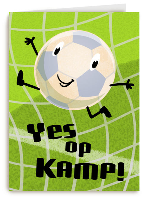 Kaart Hallmark | Op Kamp | Op Kamp Kaart Voetbal