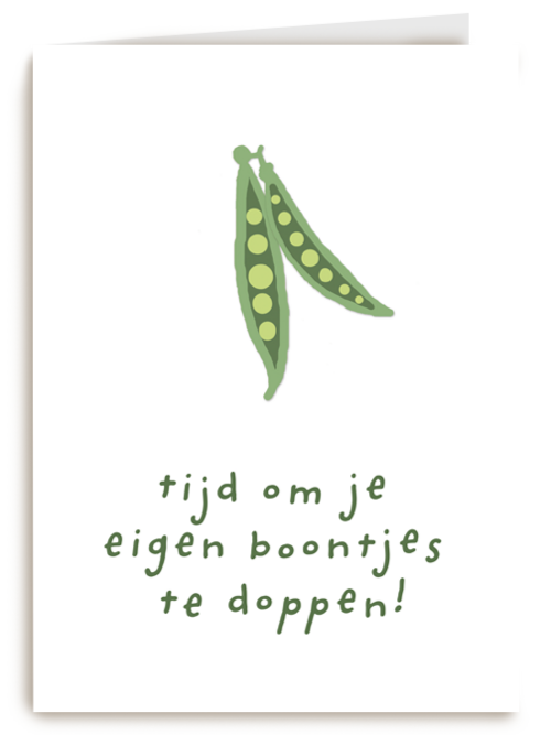 Kaart Hallmark | Felicitatie Nieuwe Woning Op Kamers | Verhuisd Kaart Eigen Boontjes