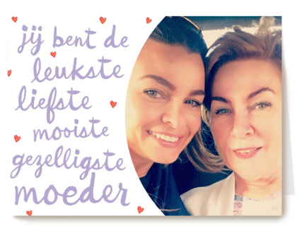 fotokaart moederdag de leukste moeder