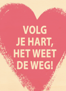 Sterktekaart volg je hart