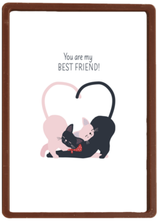 Complimentkaart you are my best friend