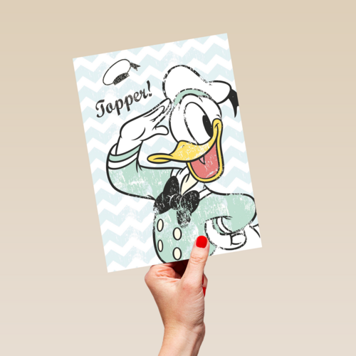 disney adult donald duck topper