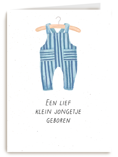 Geboortefelicitatie een lief jongetje