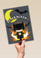 Beterschap kaart Batman op motor