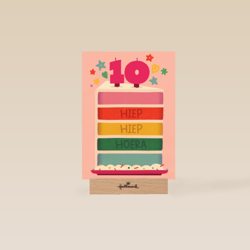 Hiep Hiep Hoera 10 jaar meisje