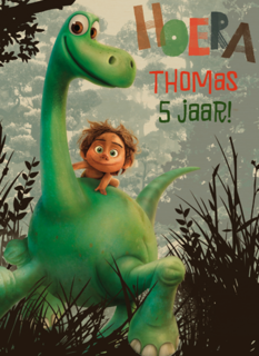 een dino hoera