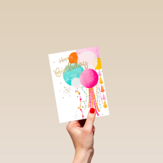 Happy Birthday Ballonnen